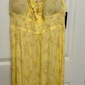 NWT Yellow Maxi Dress
